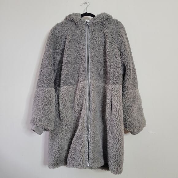 Mixed Teddy Fleece Coat in Grey Poodle Medium - Picture 2 of 8